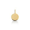 DIJE PLACA LIVIANA EN ORO 18K