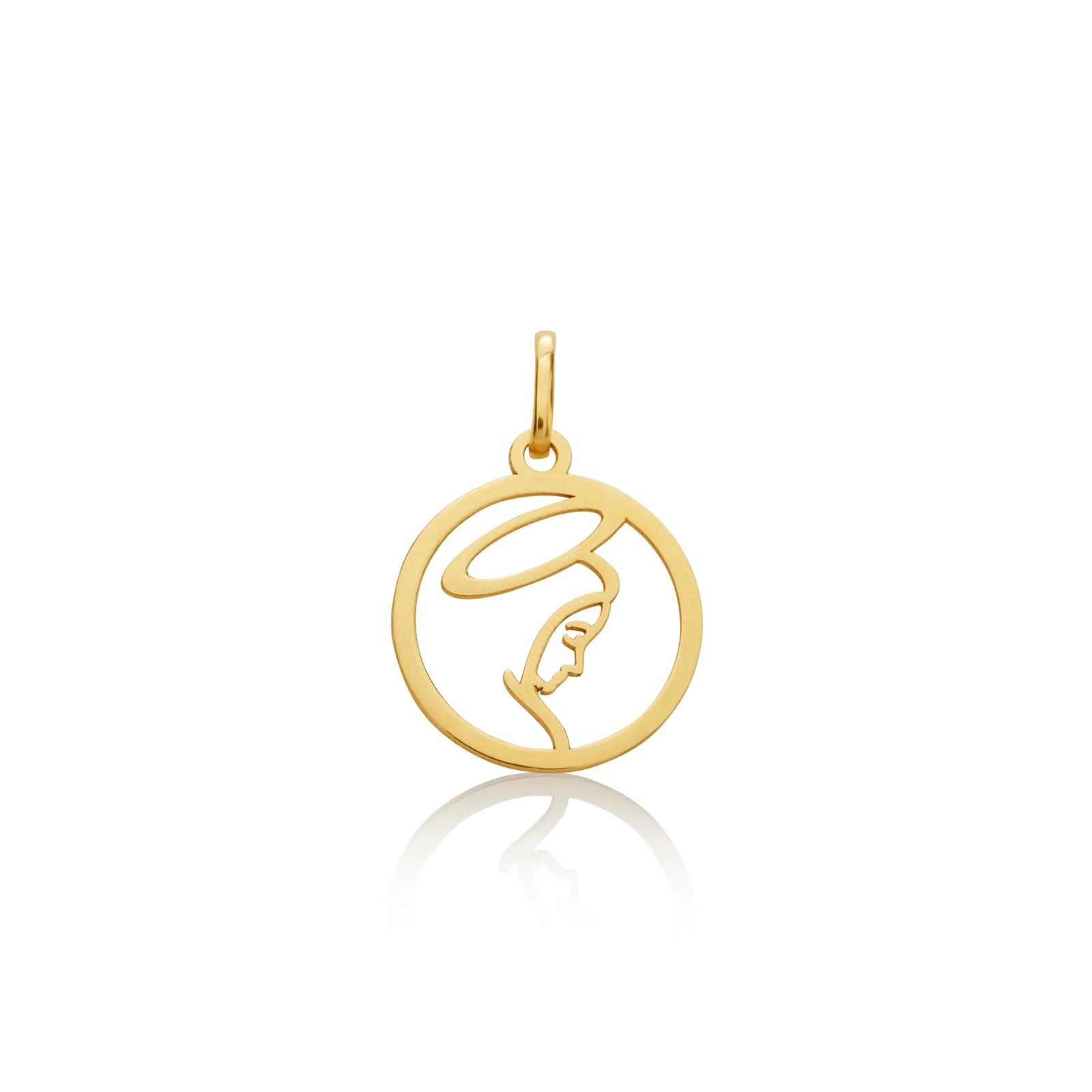DIJE VIRGEN CALADA EN ORO 18K - Image 3