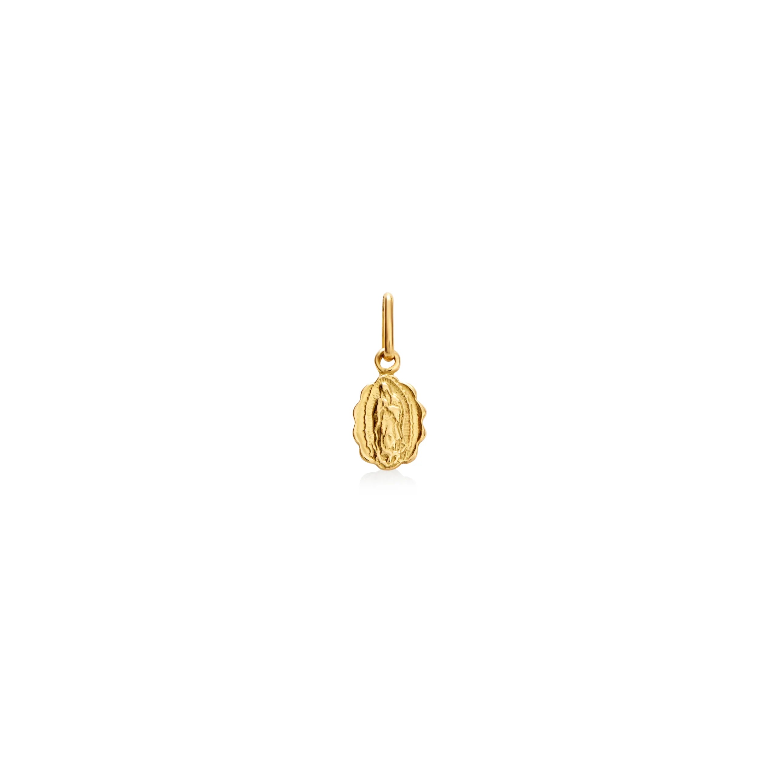 DIJE VIRGEN DE GUADALUPE CHICO EN ORO 18K - Gallery 1