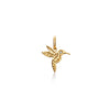 DIJE COLIBRÍ CON DIAMANTE EN ORO 18K