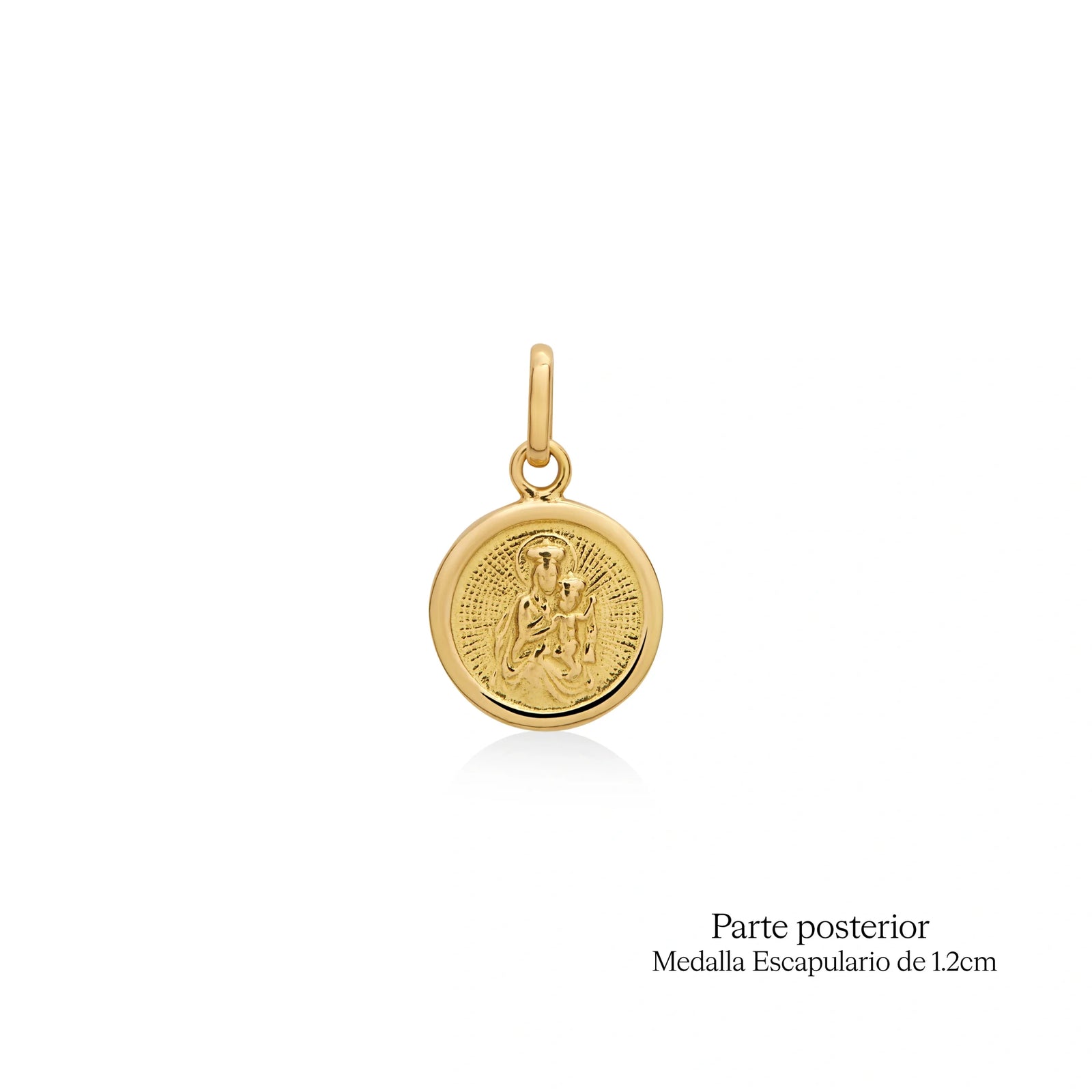 DIJE MEDALLA ESCAPULARIO EN ORO 18K - Image 2