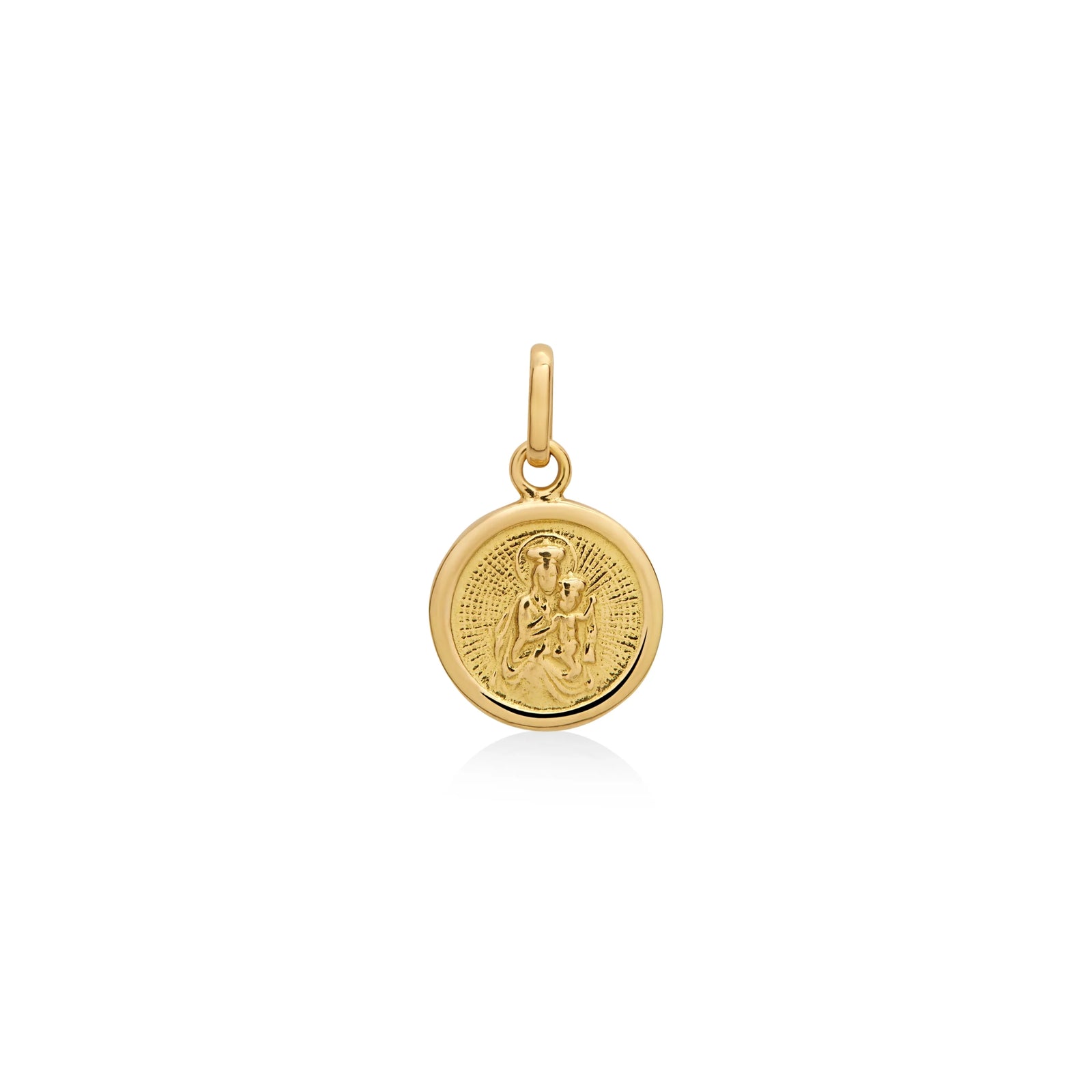 DIJE MEDALLA ESCAPULARIO EN ORO 18K - Image 4