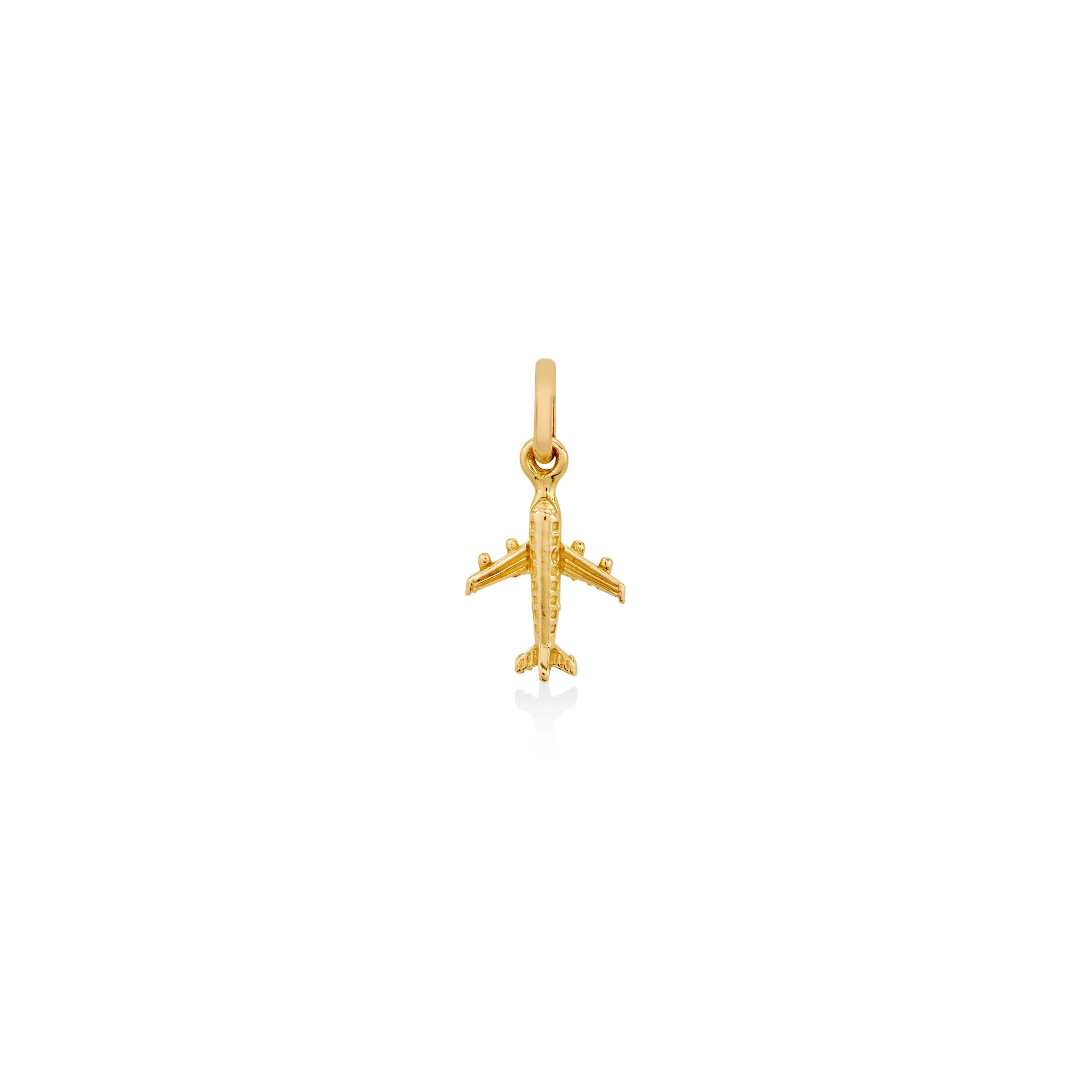 DIJE AVIÓN EN ORO 18K - Gallery 1
