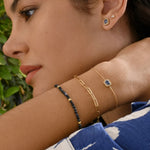 PULSERA PIEDRAS ZAFIROS Y ORO 18K - Thumbnail 2