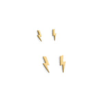 ARETES PIERCING RAYO EN ORO 18K - Thumbnail 2