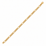 PULSERA DE TITANIO FÍGARO CON BAÑO DE ORO 18K - Thumbnail 2