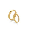 AROS DE MATRIMONIO CINTA CON DIAMANTES EN ORO 18K