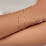 PULSERA BOLITAS PRISMA EN ORO 18K - Thumbnail 2