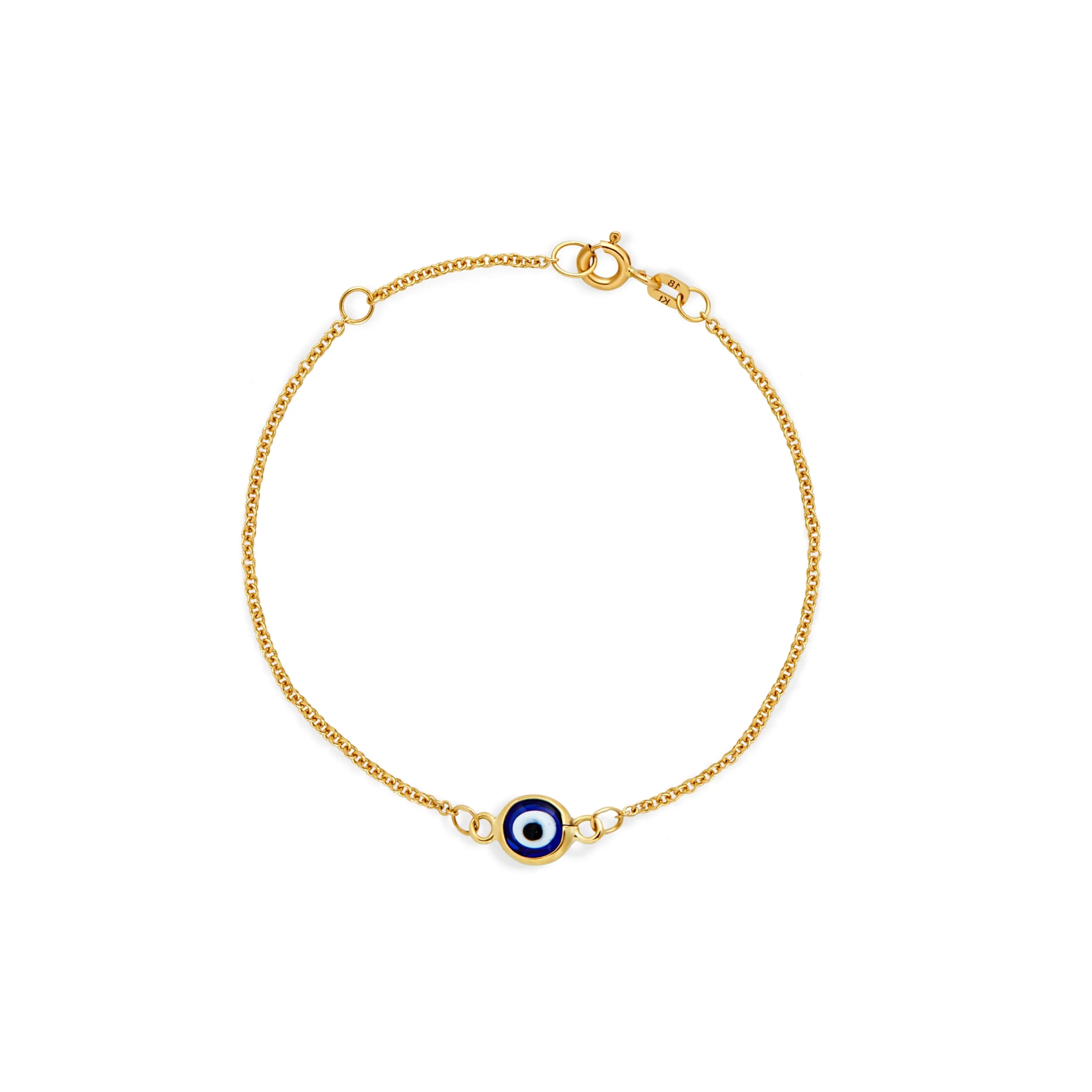 PULSERA OJO TURCO EN ORO 18K - Gallery 1