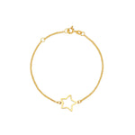 PULSERA ESTRELLA CALADA EN ORO 18K - Thumbnail 1