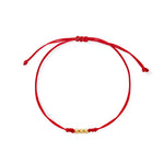 PULSERA HILO 3 BOLITAS EN ORO 18K - Thumbnail 1