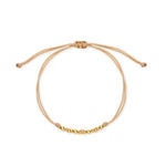 PULSERA HILO 13 BOLITAS INTERCALADAS EN ORO 18K - Thumbnail 1