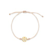 PULSERA HILO ÁNGEL CÍRCULO EN ORO 18K