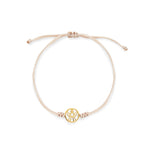 PULSERA HILO ÁNGEL CÍRCULO EN ORO 18K - Thumbnail 1