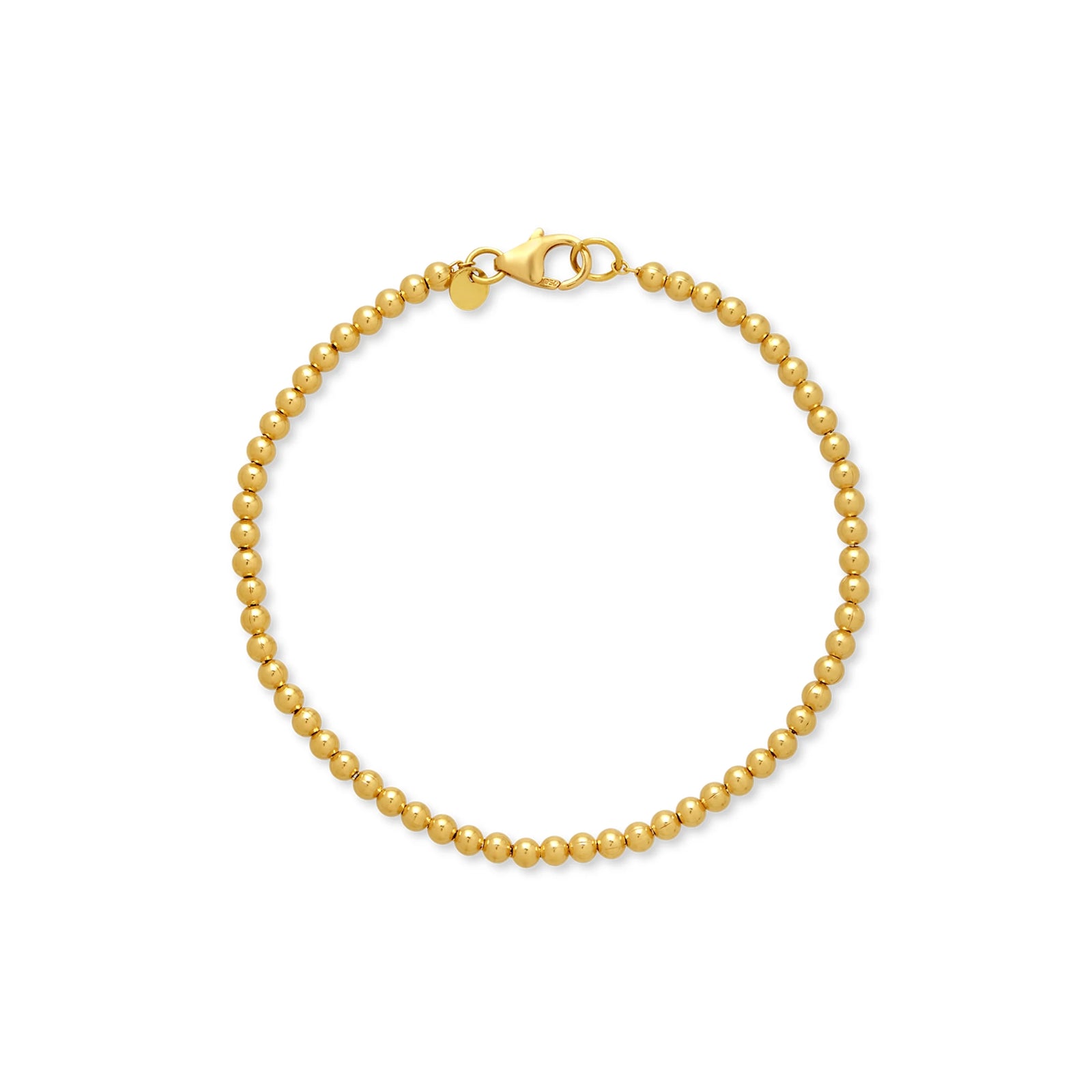 PULSERA BOLAS 2.5MM EN ORO 18K - Image 1