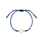 PULSERA HILO ESTRELLA CALADA EN ORO 18K - Thumbnail 1