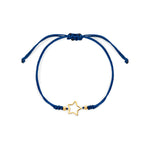 PULSERA HILO ESTRELLA CALADA EN ORO 18K - Thumbnail 3