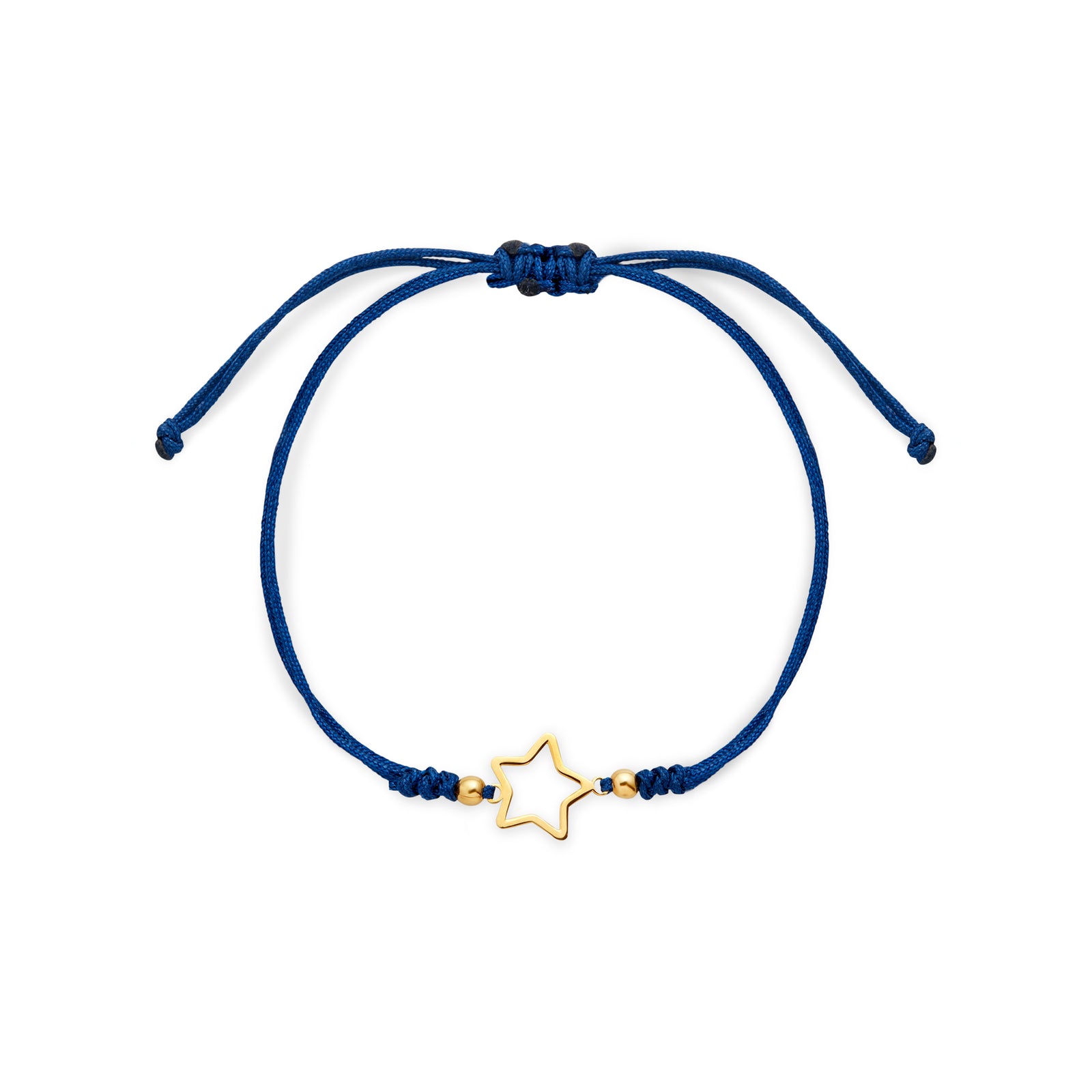 PULSERA HILO ESTRELLA CALADA EN ORO 18K - Image 3