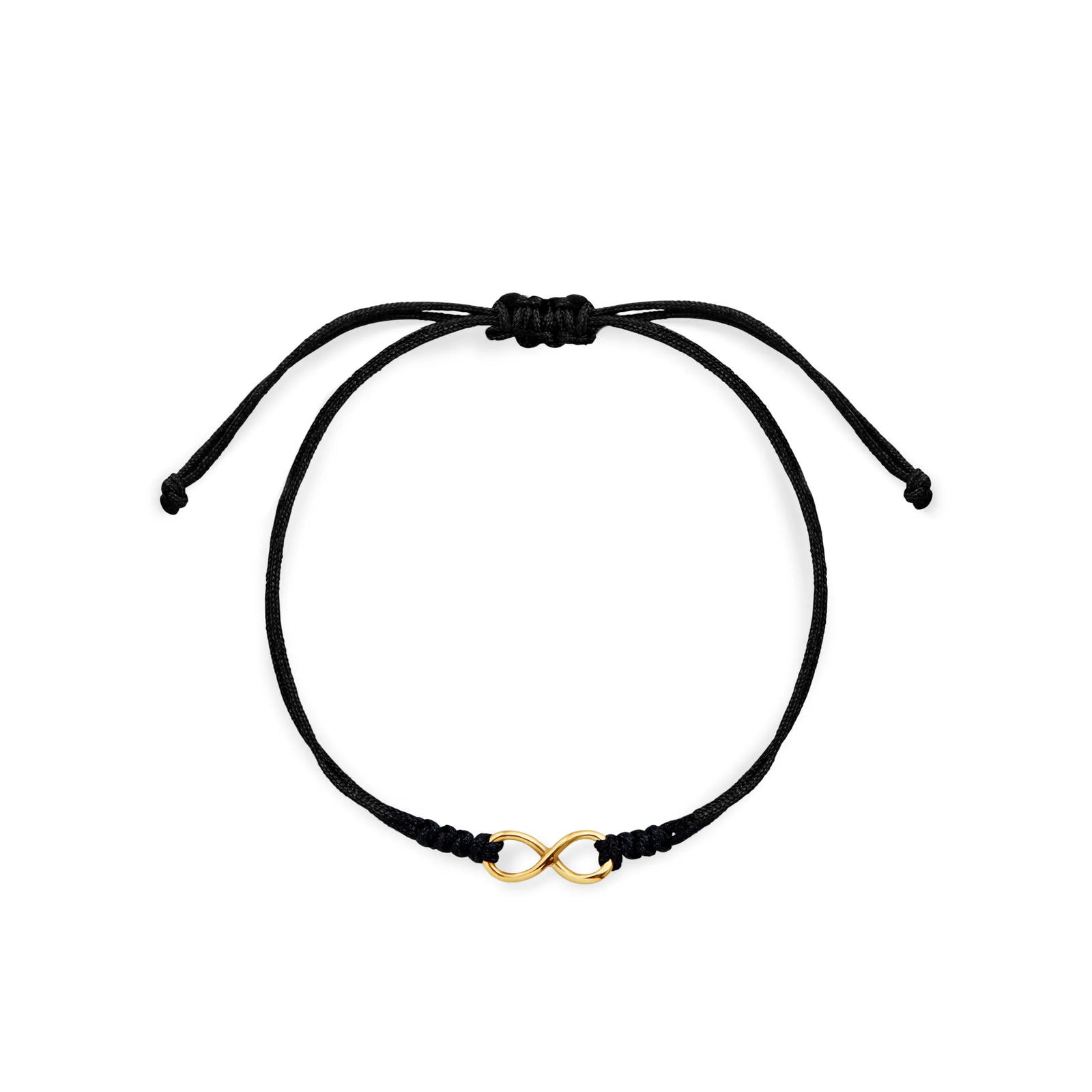 PULSERA HILO INFINITO TUBO EN ORO 18K 1MM - Image 1