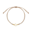 PULSERA HILO ESTRELLA CALADA MINI EN ORO 18K