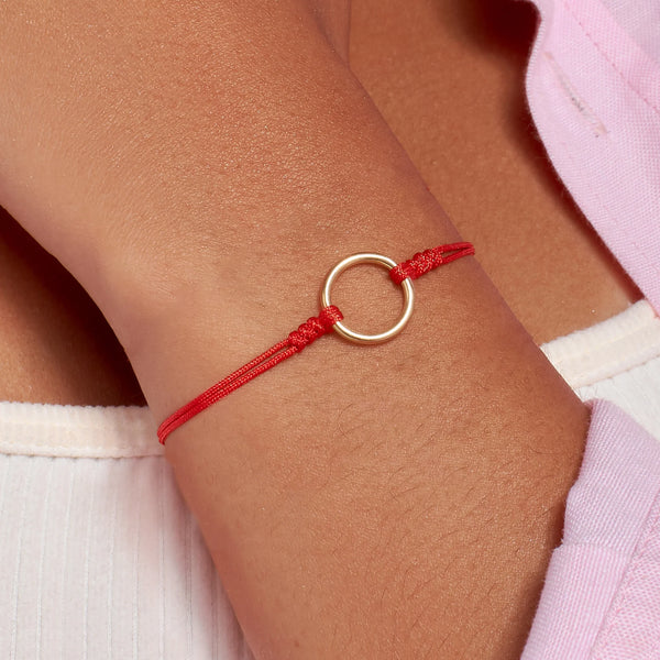 PULSERA HILO KARMA EN ORO 18K - Secondary