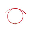 PULSERA HILO OJO TURCO ROJO EN ORO 18K