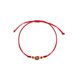 PULSERA HILO OJO TURCO ROJO EN ORO 18K - Thumbnail 1
