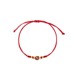 PULSERA HILO OJO TURCO ROJO EN ORO 18K - Thumbnail 3