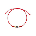 PULSERA HILO OJO TURCO AZUL EN ORO 18K - Thumbnail 1