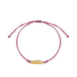PULSERA HILO PLACA MARIPOSA EN ORO 18K - Thumbnail 1