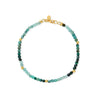 PULSERA PIEDRAS ESMERALDAS Y ORO 18K