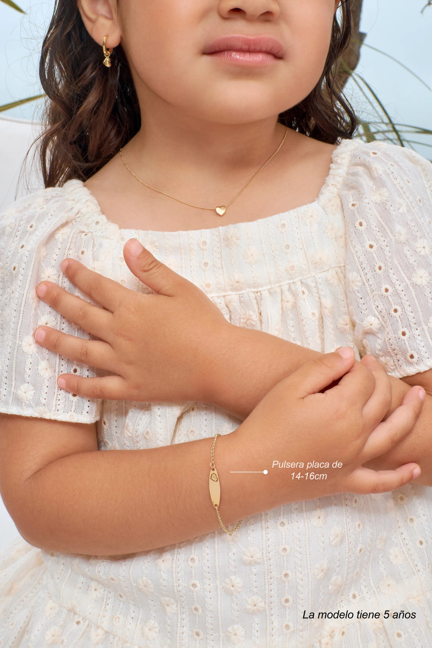 PULSERA PLACA MARIPOSA EN ORO 18K - Gallery 2