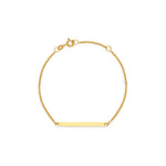 PULSERA PLACA RECTANGULAR EN ORO 18K - Thumbnail 1