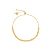 PULSERA REGULABLE DE BOLITAS EN ORO 18K