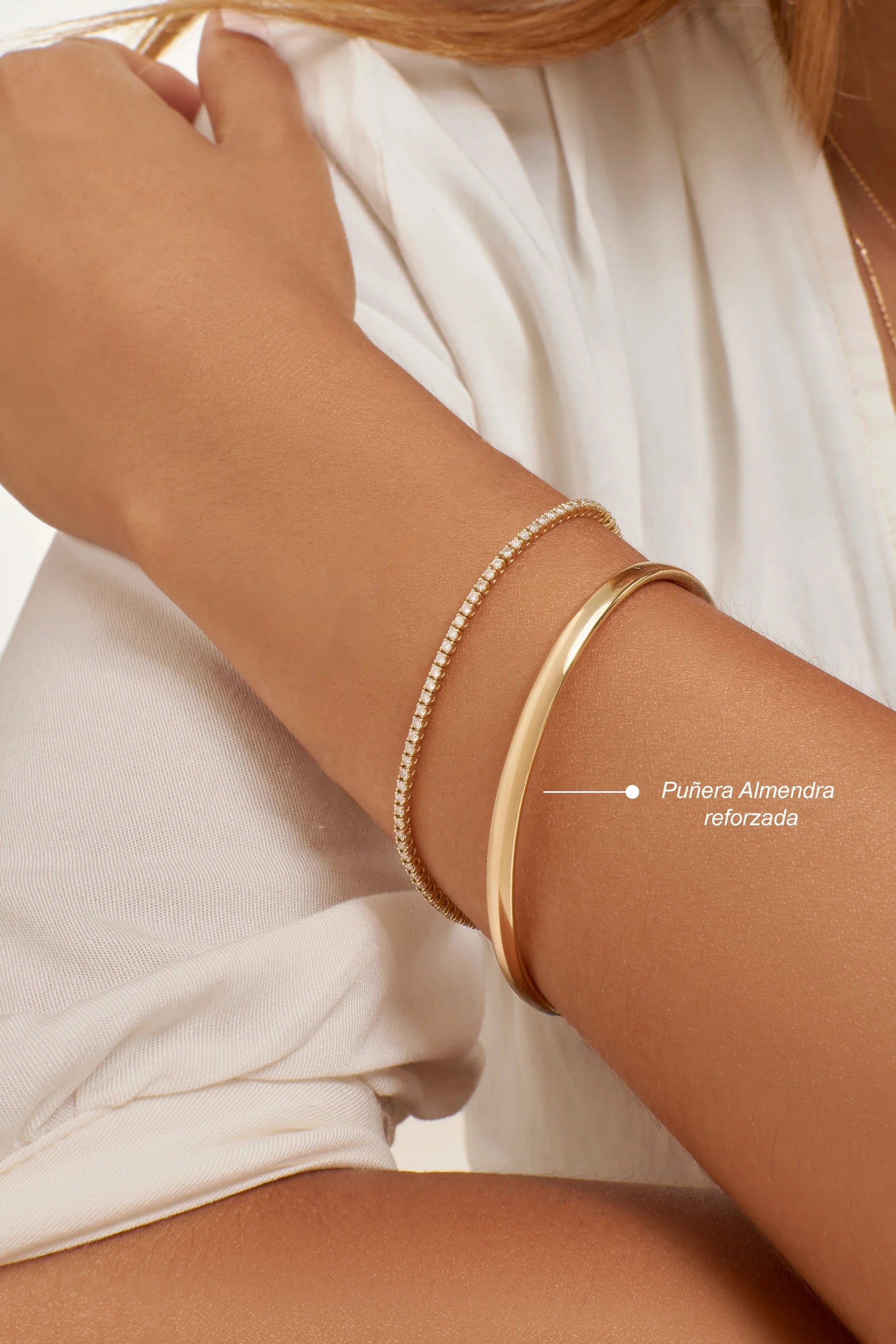 PUÑERA ALMENDRA EN ORO 18K - Gallery 2
