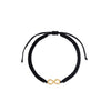 PULSERA HILO INFINITO PLANO EN ORO 18K