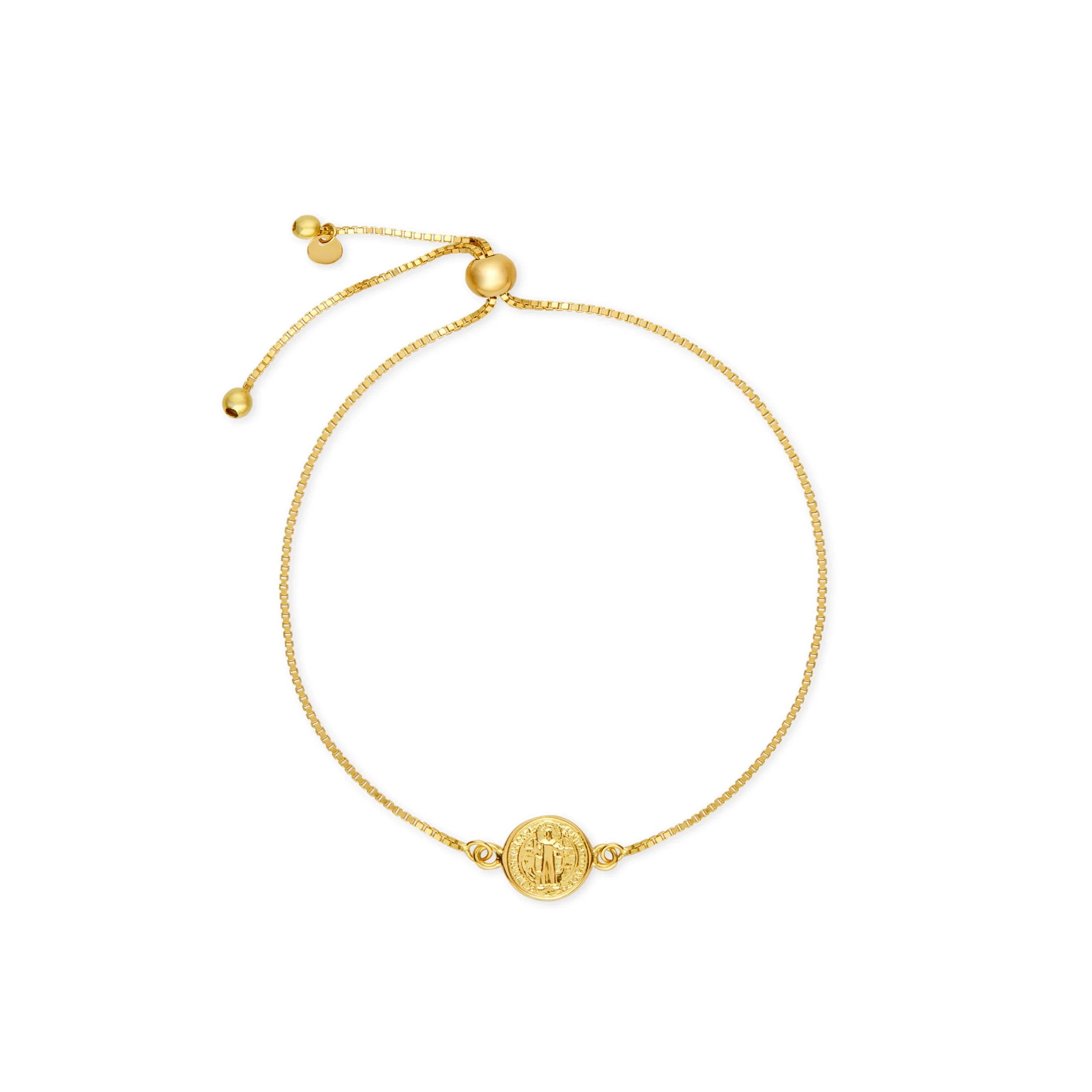 PULSERA REGULABLE SAN BENITO EN ORO 18K - Gallery 1