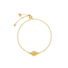 PULSERA REGULABLE SAN BENITO EN ORO 18K