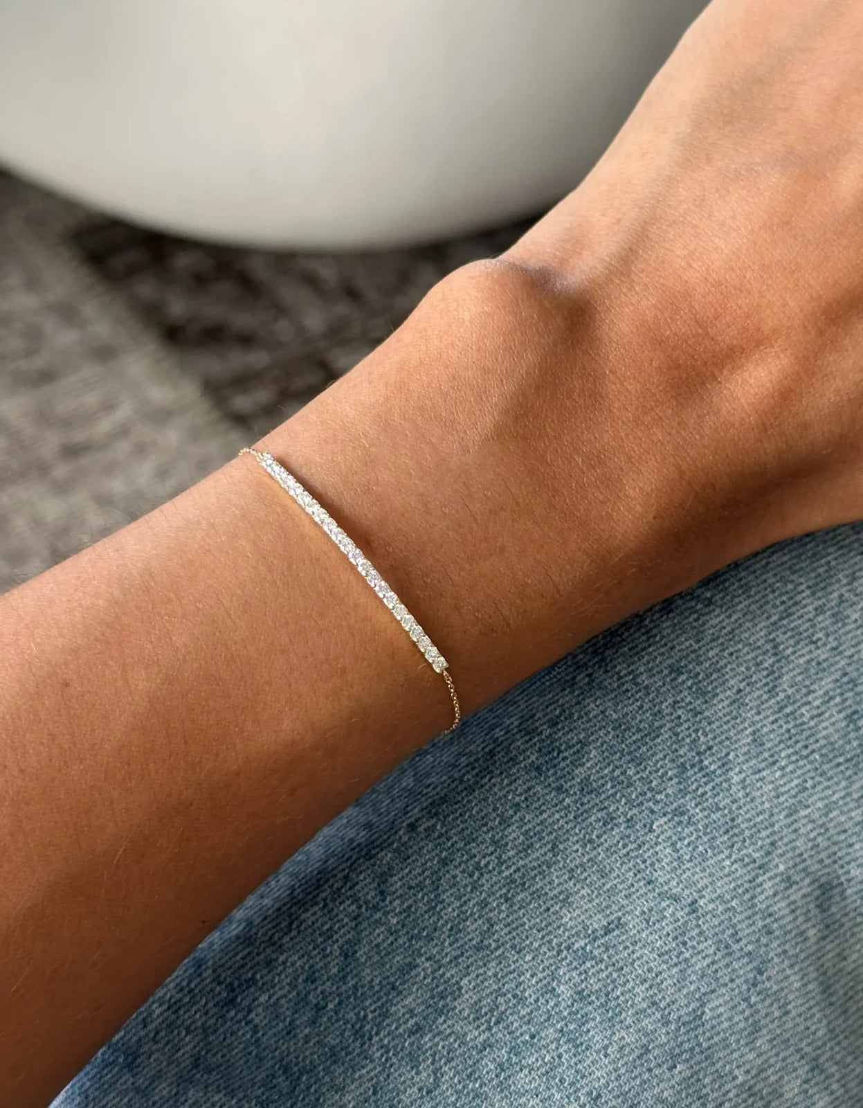 PULSERA DIAMANTES SMILE EN ORO 18K - Image 2