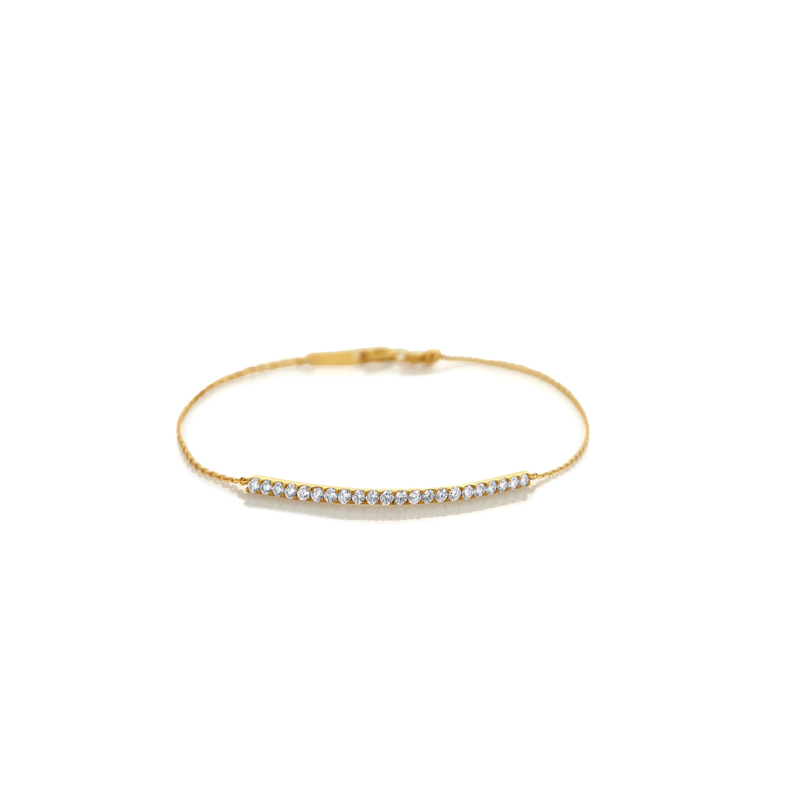 PULSERA DIAMANTES SMILE EN ORO 18K - Gallery 1