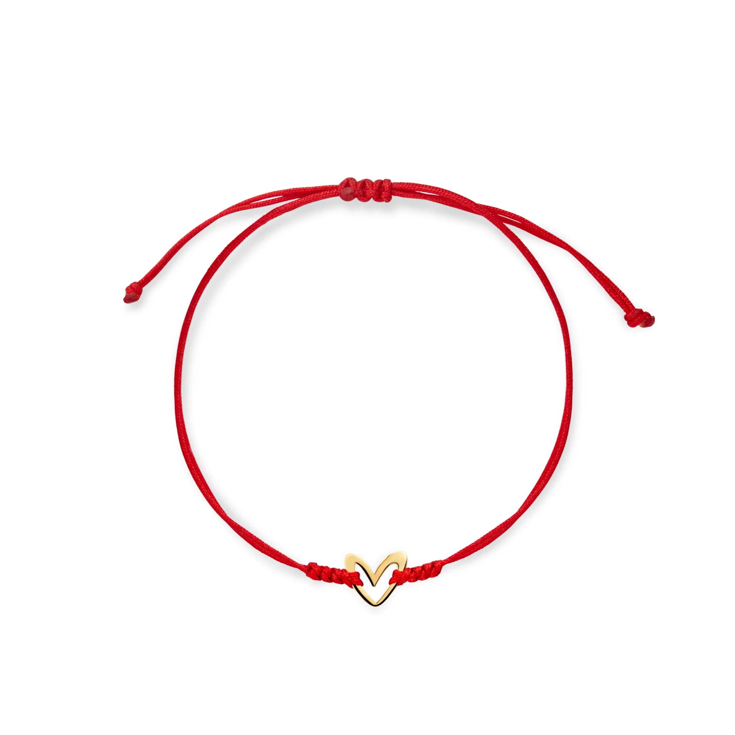 PULSERA HILO CORAZÓN VITA EN ORO 18K - Gallery 1
