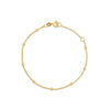 PULSERA BOLITAS LOMO EN ORO 18K