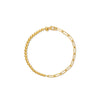 PULSERA CHAIN Y BOLITAS EN ORO 18K