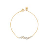 PULSERA DIAMANTES RACIMO EN ORO 18K