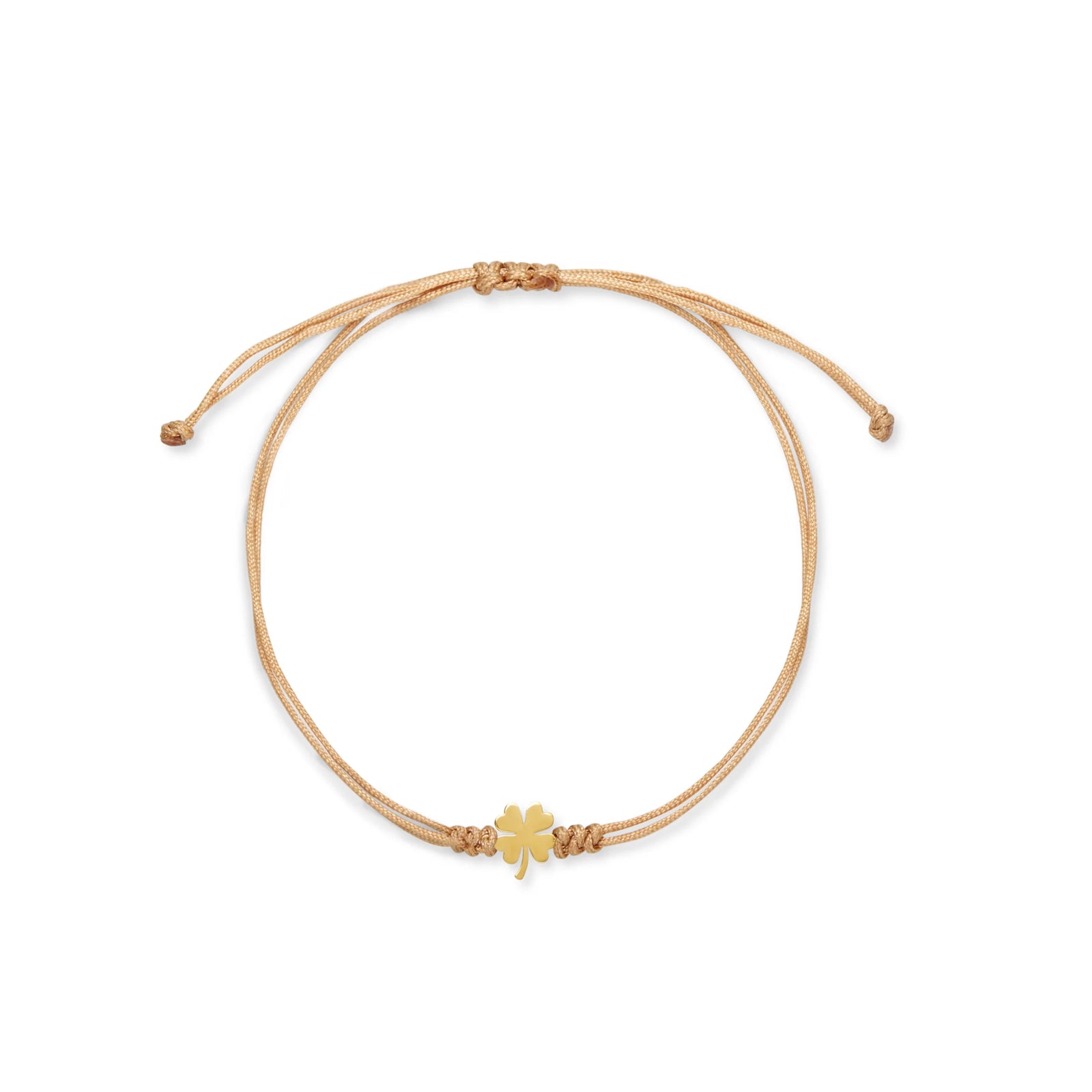 PULSERA HILO TRÉBOL EN ORO 18K - Image 1