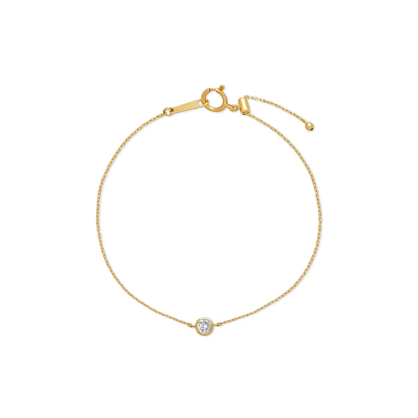 PULSERA PUNTO DE LUZ DIAMANTE EN ORO 18K