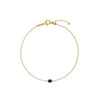 PULSERA PUNTO DE LUZ ZAFIRO EN ORO 18K
