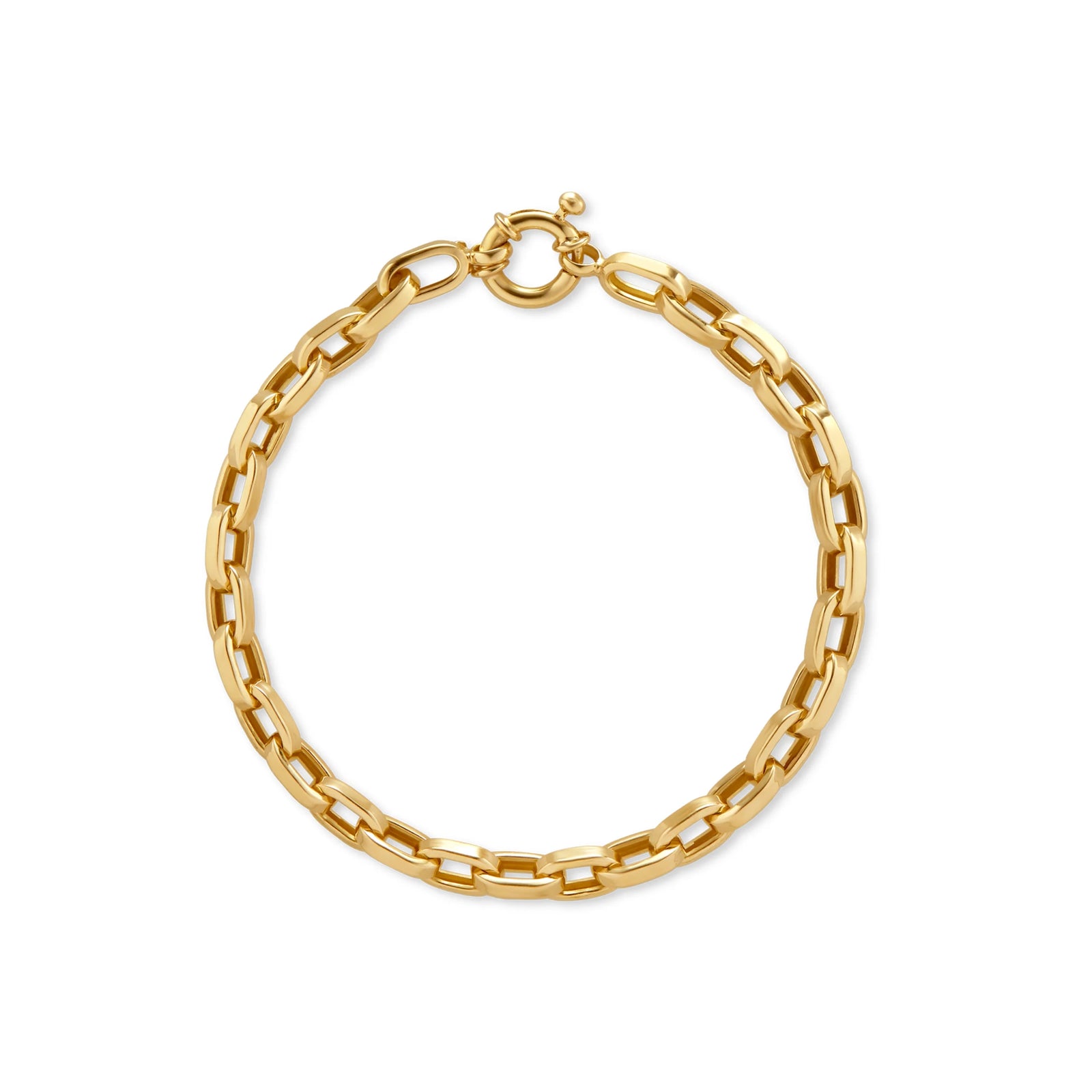 PULSERA ESLABONES CADENETA EN ORO 18K - Image 1