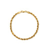PULSERA CORDÓN MEDIANO EN ORO 18K