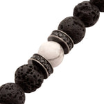 PULSERA PIEDRAS LAVA, HOWLITA Y ZIRCONES - Thumbnail 2